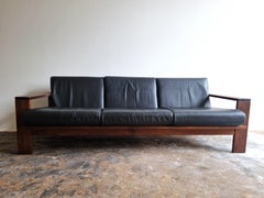 Vintage cubistic 3-seater sofa, 1970's