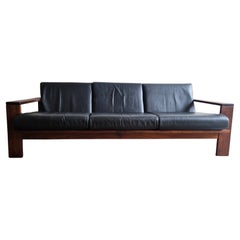 Vintage cubistic 3-seater sofa, 1970's