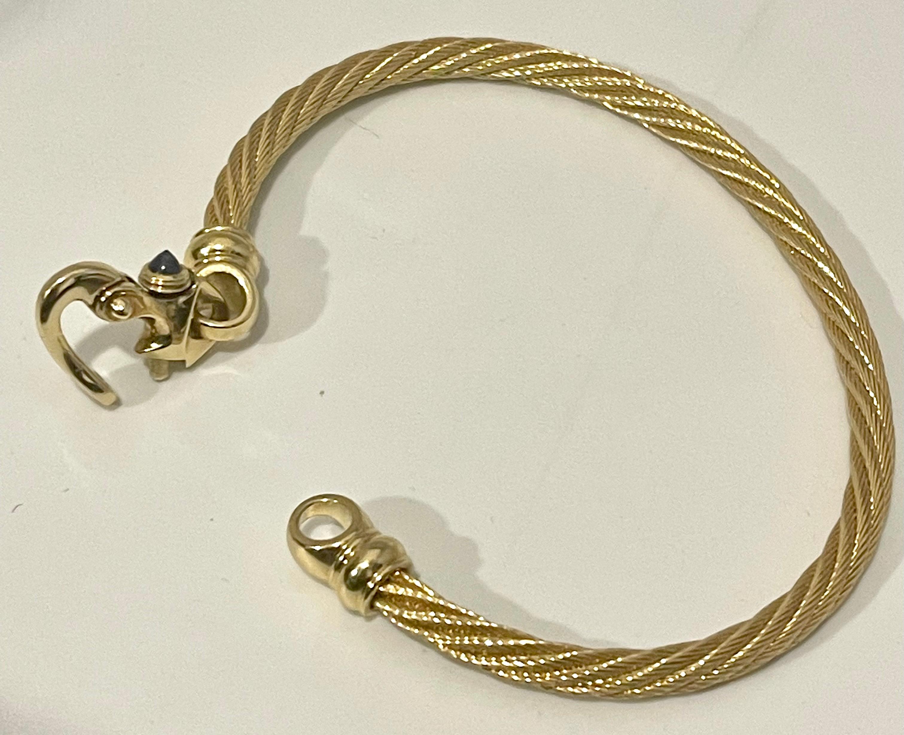 14 Karat Gelbgold Vintage Manschette Armreif Armband 30 Gramm 9