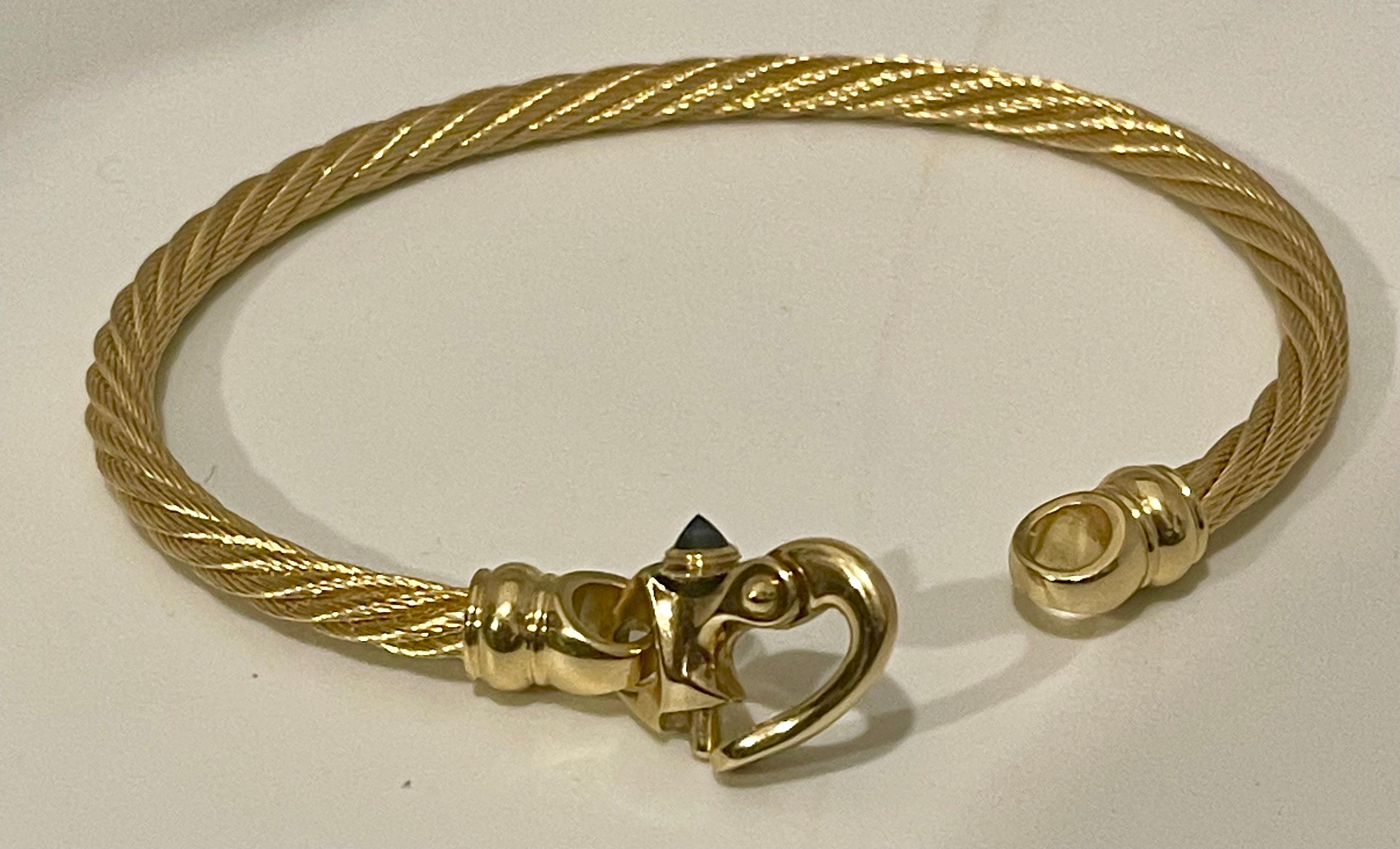 14 Karat Gelbgold Vintage Manschette Armreif Armband 30 Gramm 11