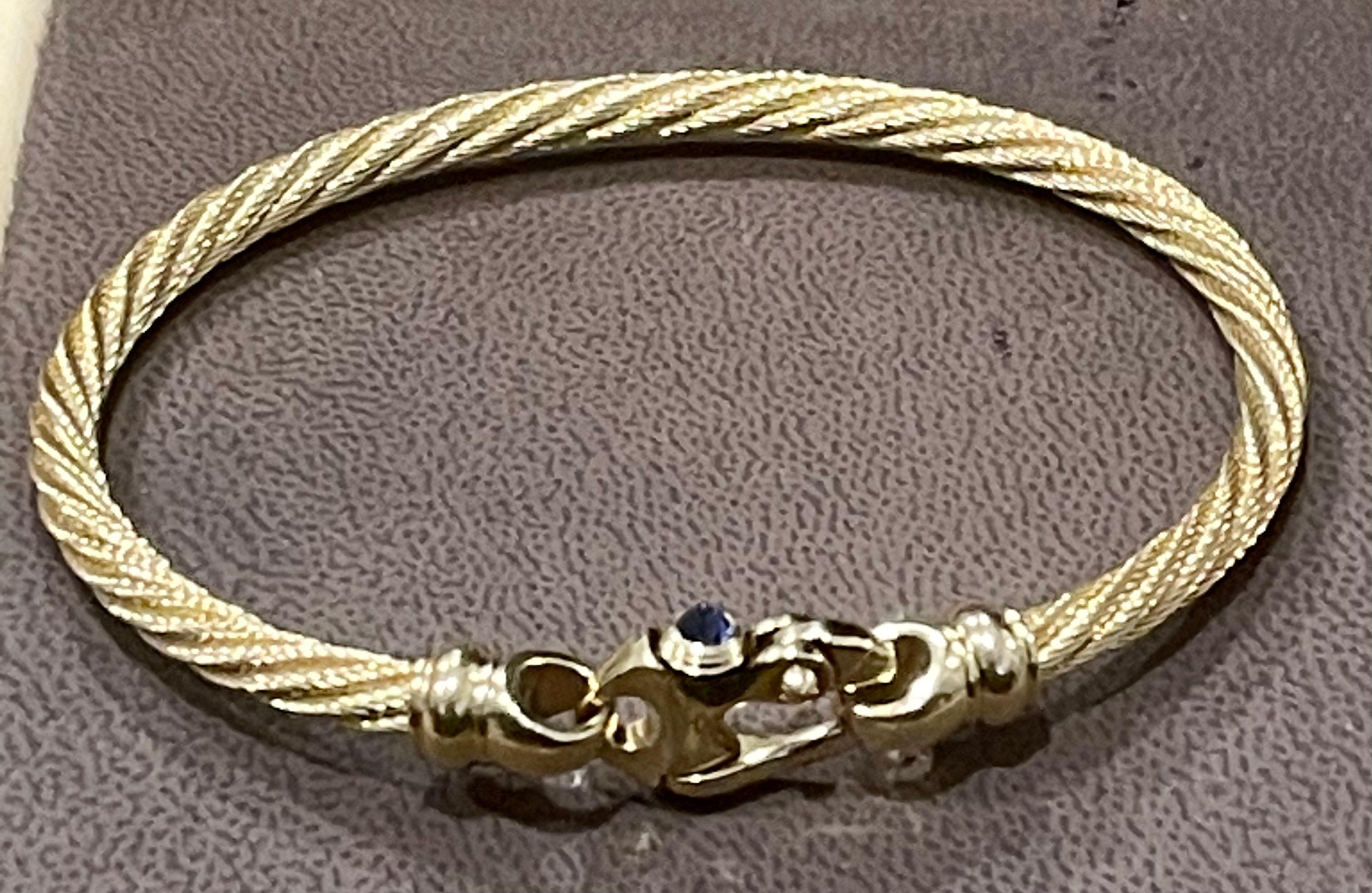 14 Karat Gelbgold Vintage Manschette Armreif Armband 30 Gramm 12