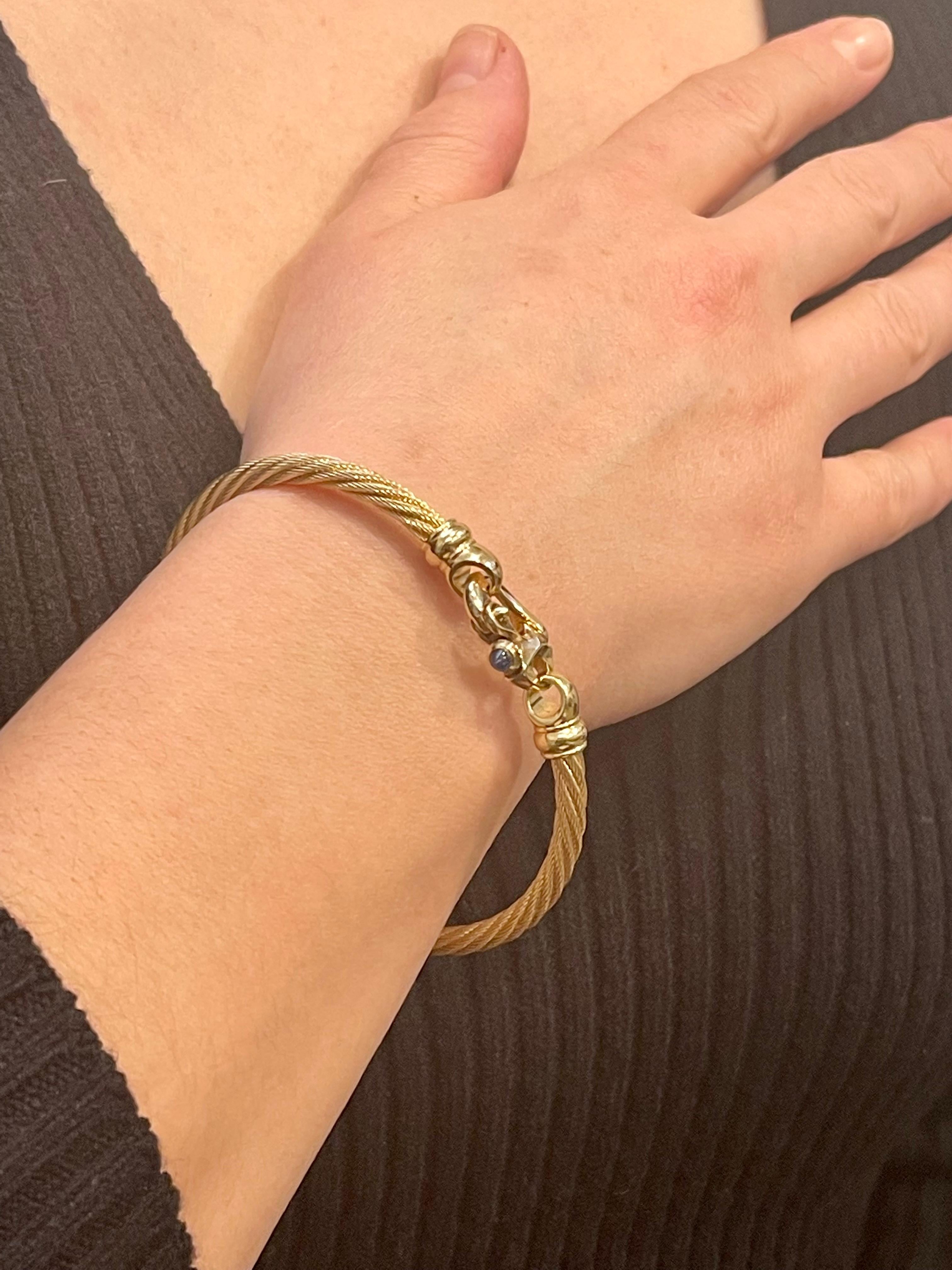 14 Karat Gelbgold Vintage Manschette Armreif Armband 30 Gramm 14