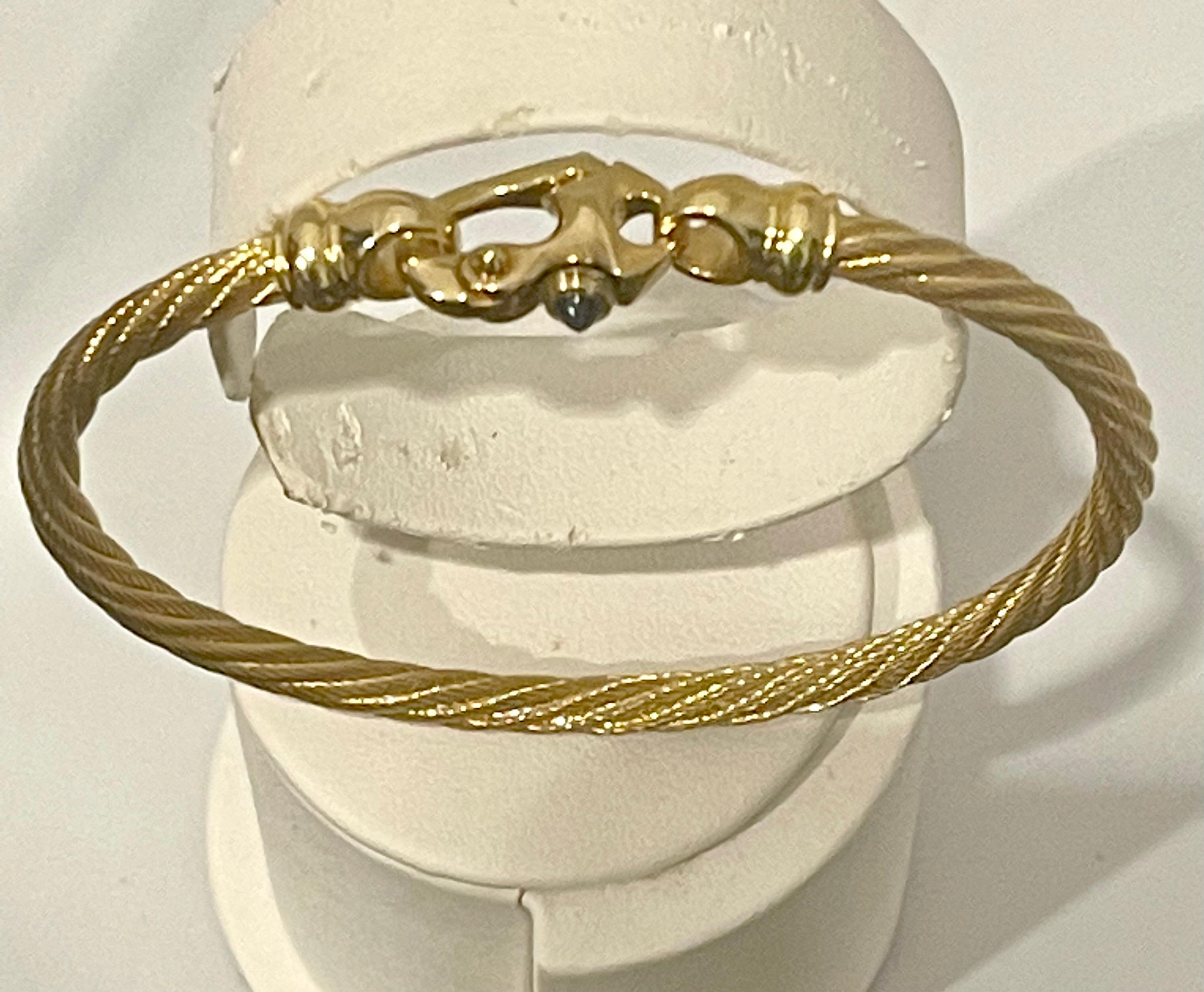 14 Karat Gelbgold Vintage Manschette Armreif Armband 30 Gramm 4
