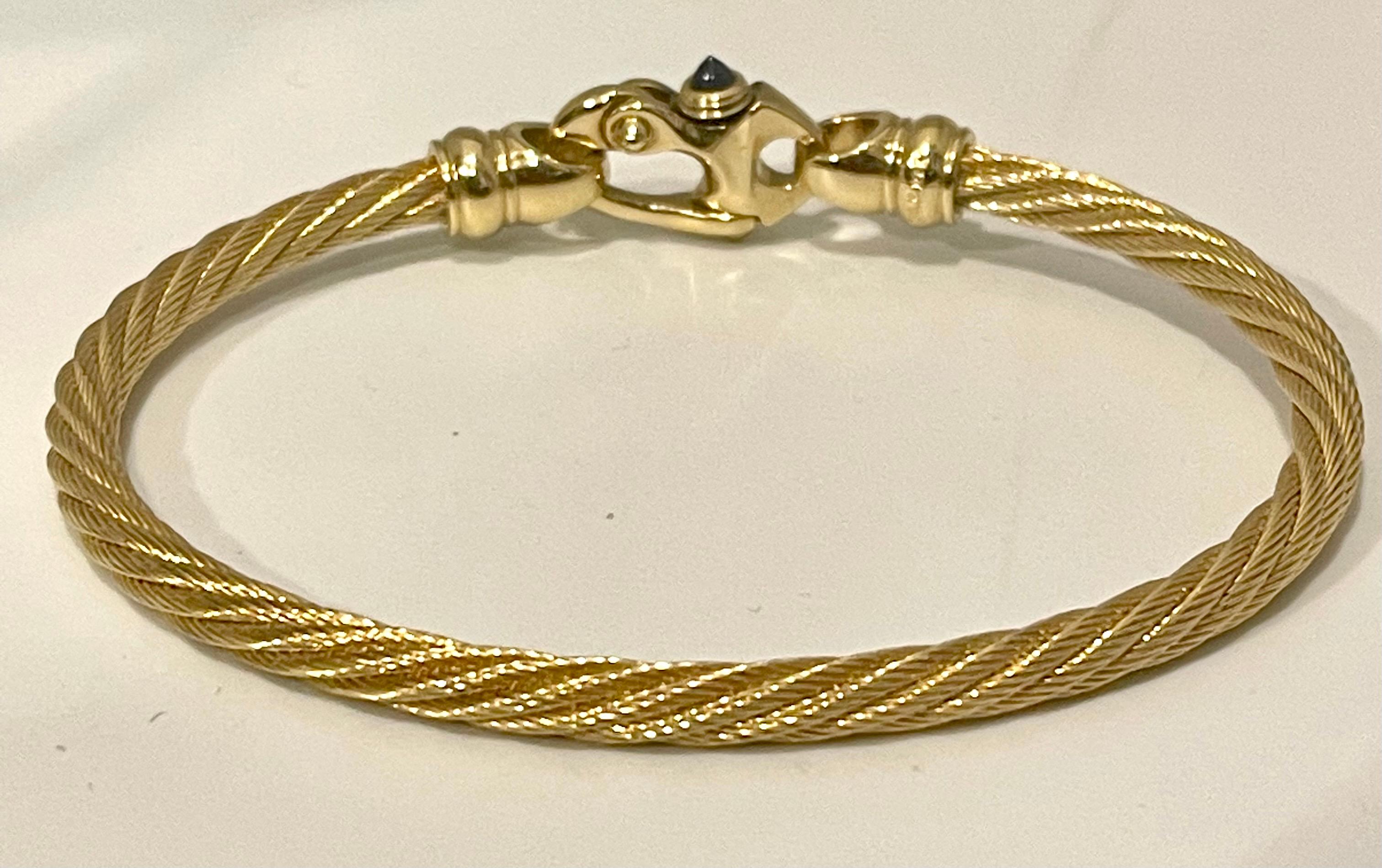 14 Karat Gelbgold Vintage Manschette Armreif Armband 30 Gramm 5