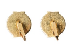 Vintage Cufflinks by Piaget with Diamonds set in 18 Karat Gold, Swiss circa 1975