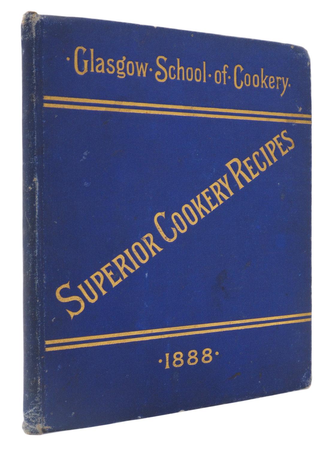 Paper Vintage Culinary Charm: Recipes Published in 1888 by Glasgow School of Cookery For Sale
