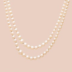 Vintage Cultured and Fine Pearl Necklace