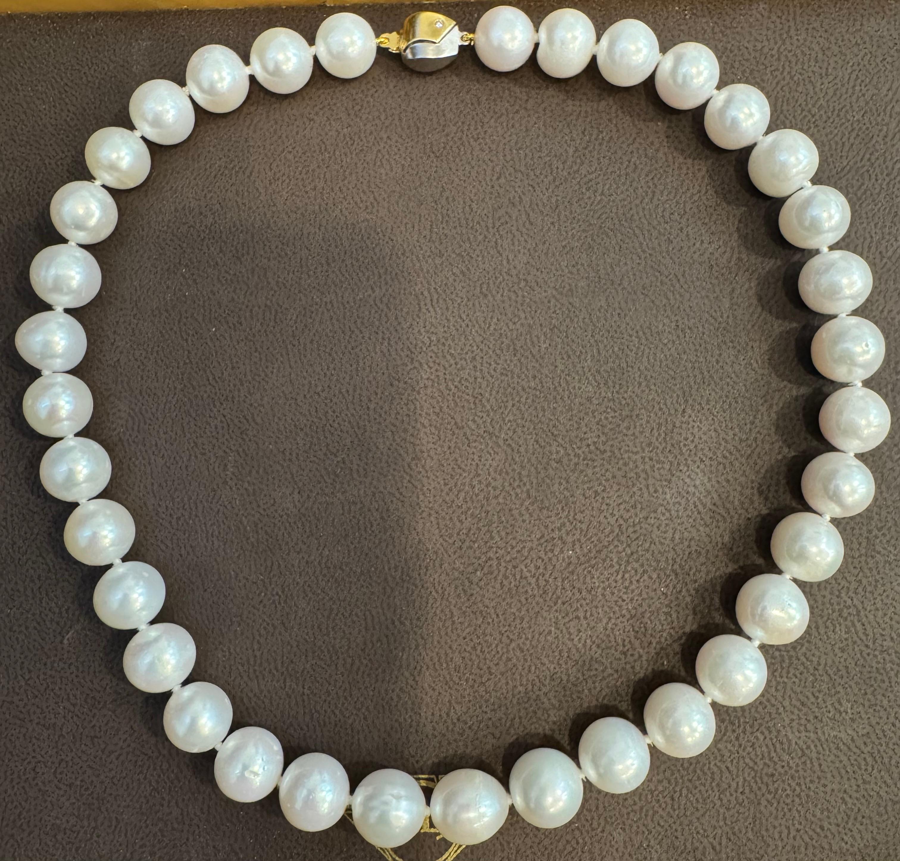 Vintage Cultured Chinees Perlenkette Länge 15