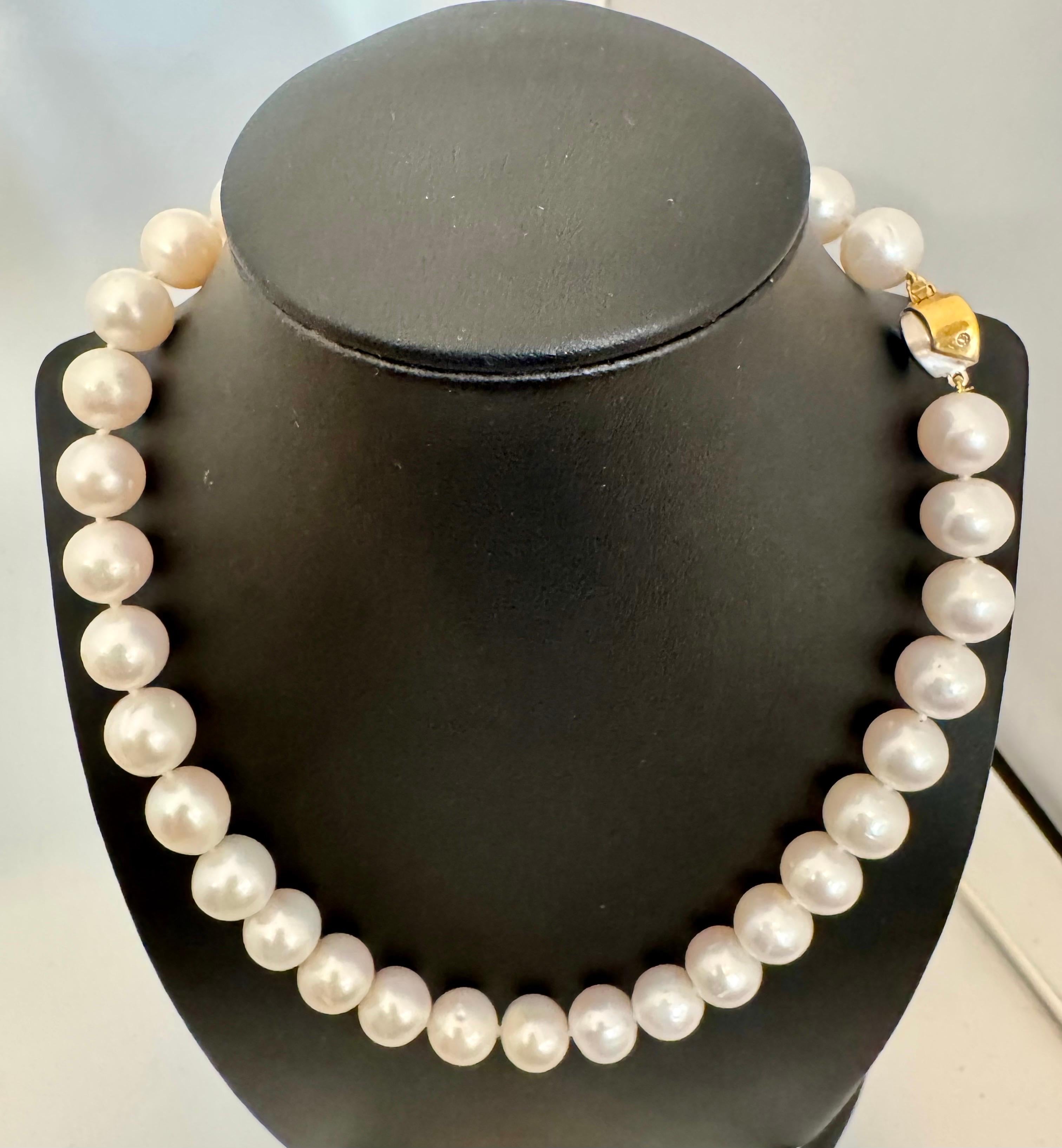 Vintage Cultured Chinees Perlenkette Länge 15