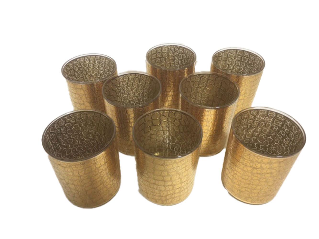 gold alligator candle holder