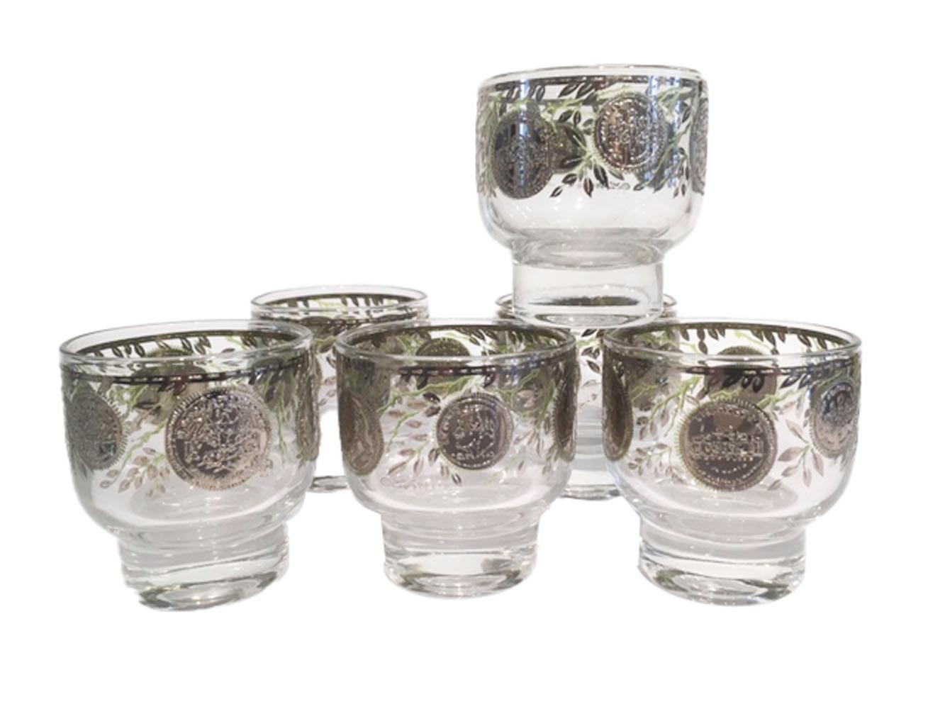Vintage Culver Glass Cocktail Set in the 