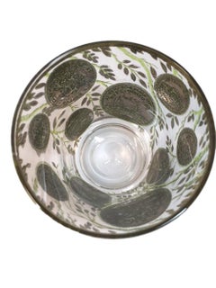 Vintage Culver Old Fashioned Glasses in Silver "Midas" Pattern