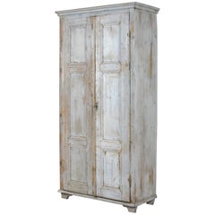 Antique Cupboard with Original Paint, 1910s