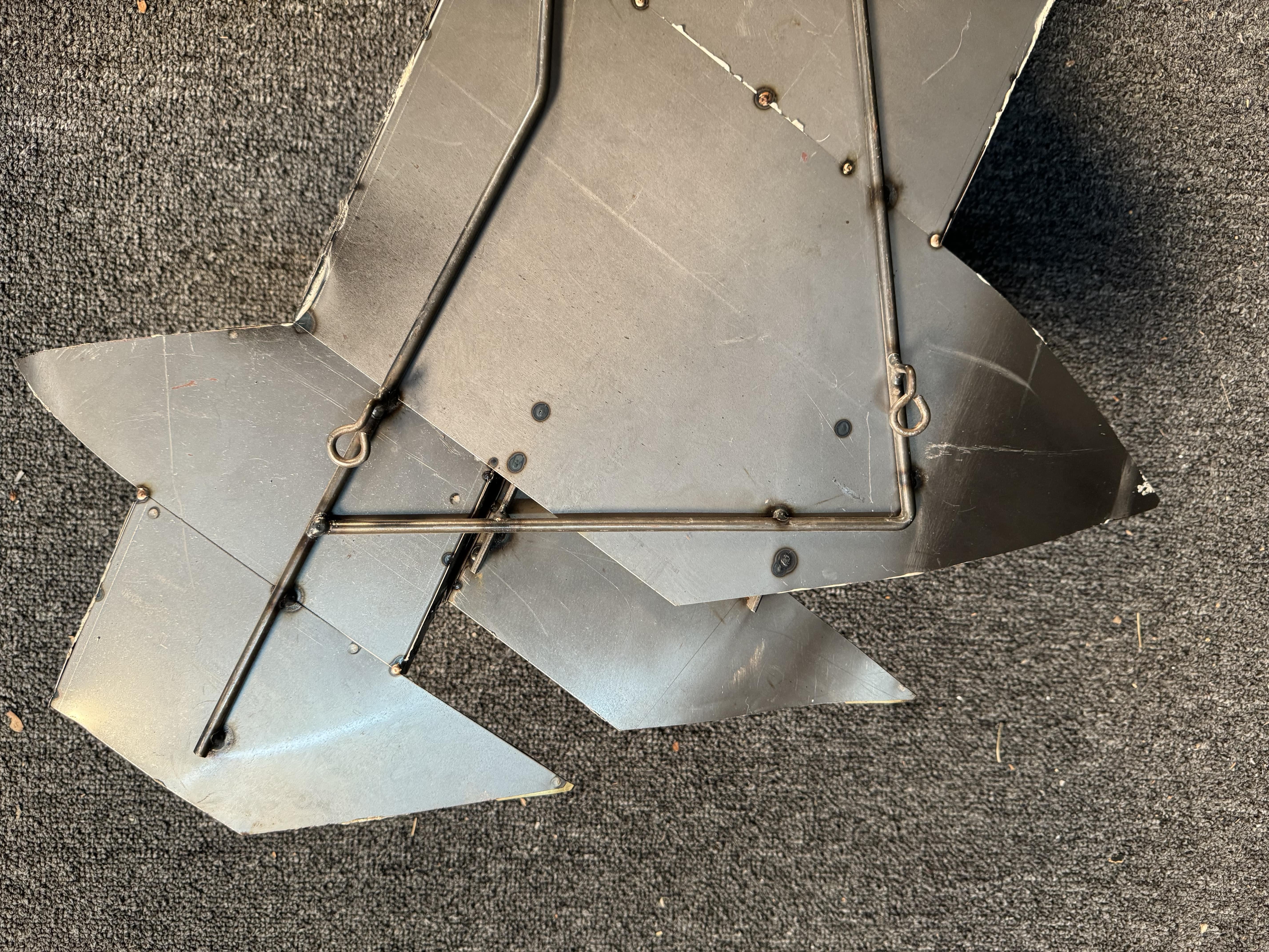 Vintage Curtis Jere Black Brutalist Wall Art Sculpture For Sale 4