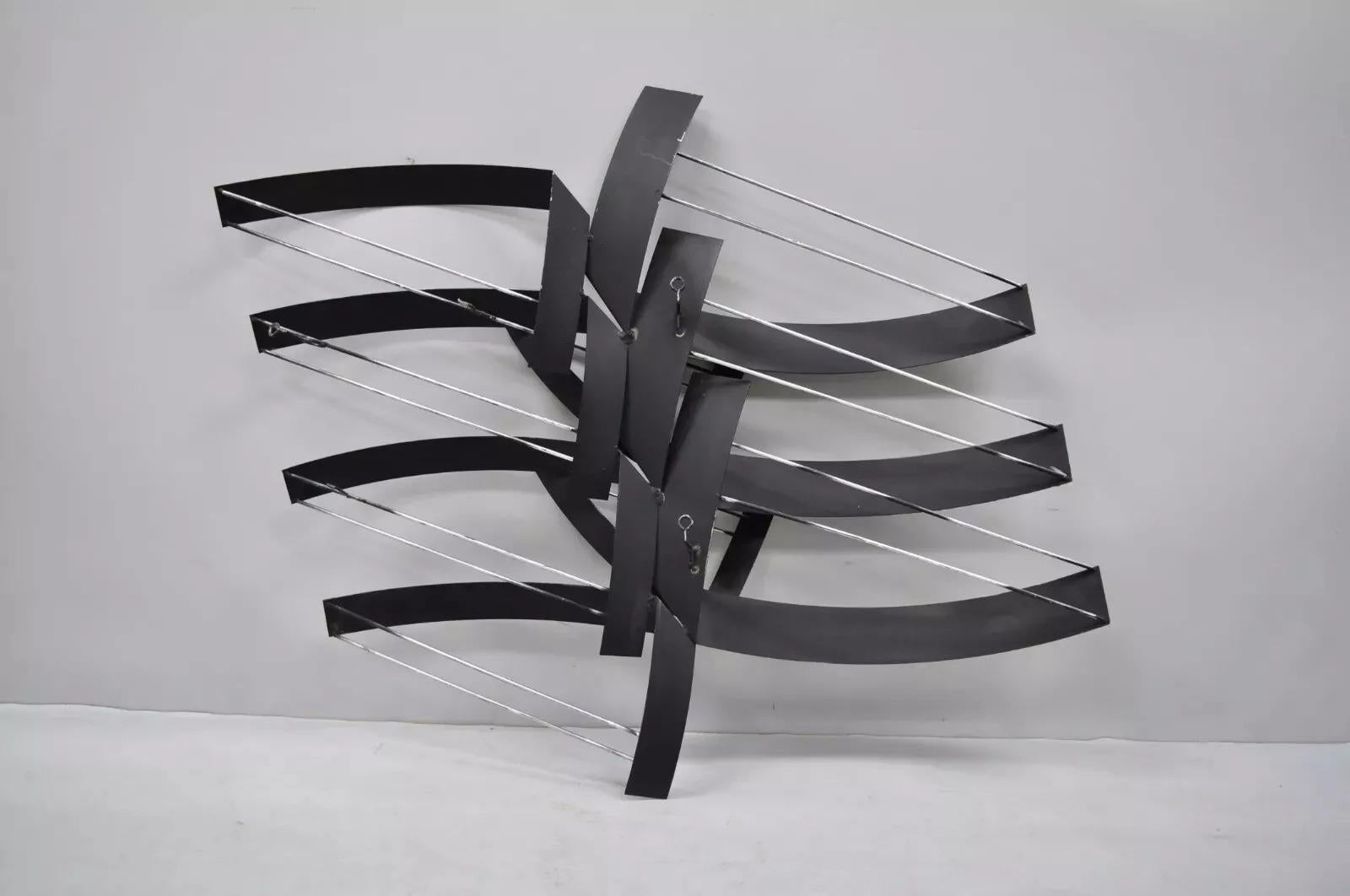 Métal Sculpture murale abstraite moderne du milieu du siècle dernier, signée Curtis Jere en vente