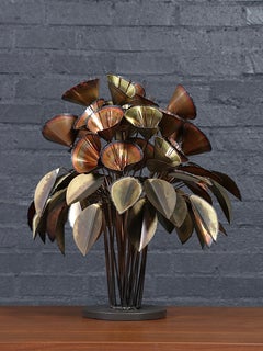 Vintage Curtis Jere Mixed-Metal Floral Bouquet Sculpture