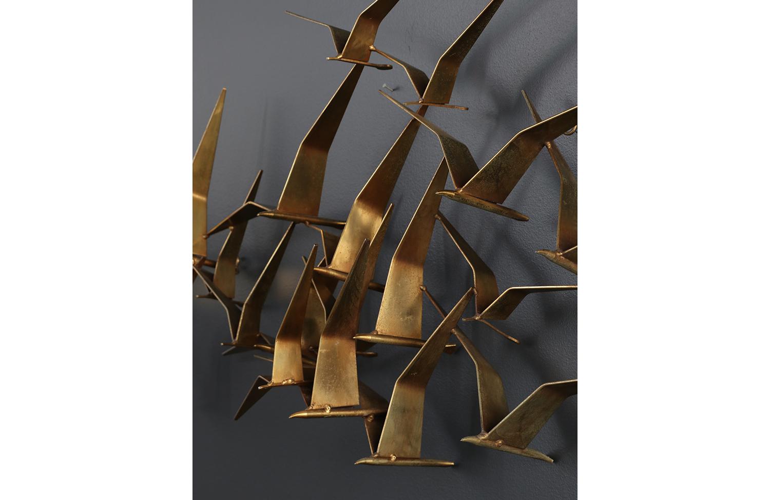 Vintage Curtis Jere „Sea Gulls“ Messing-Skulptur für Artisan Housev, Vintage im Angebot 1