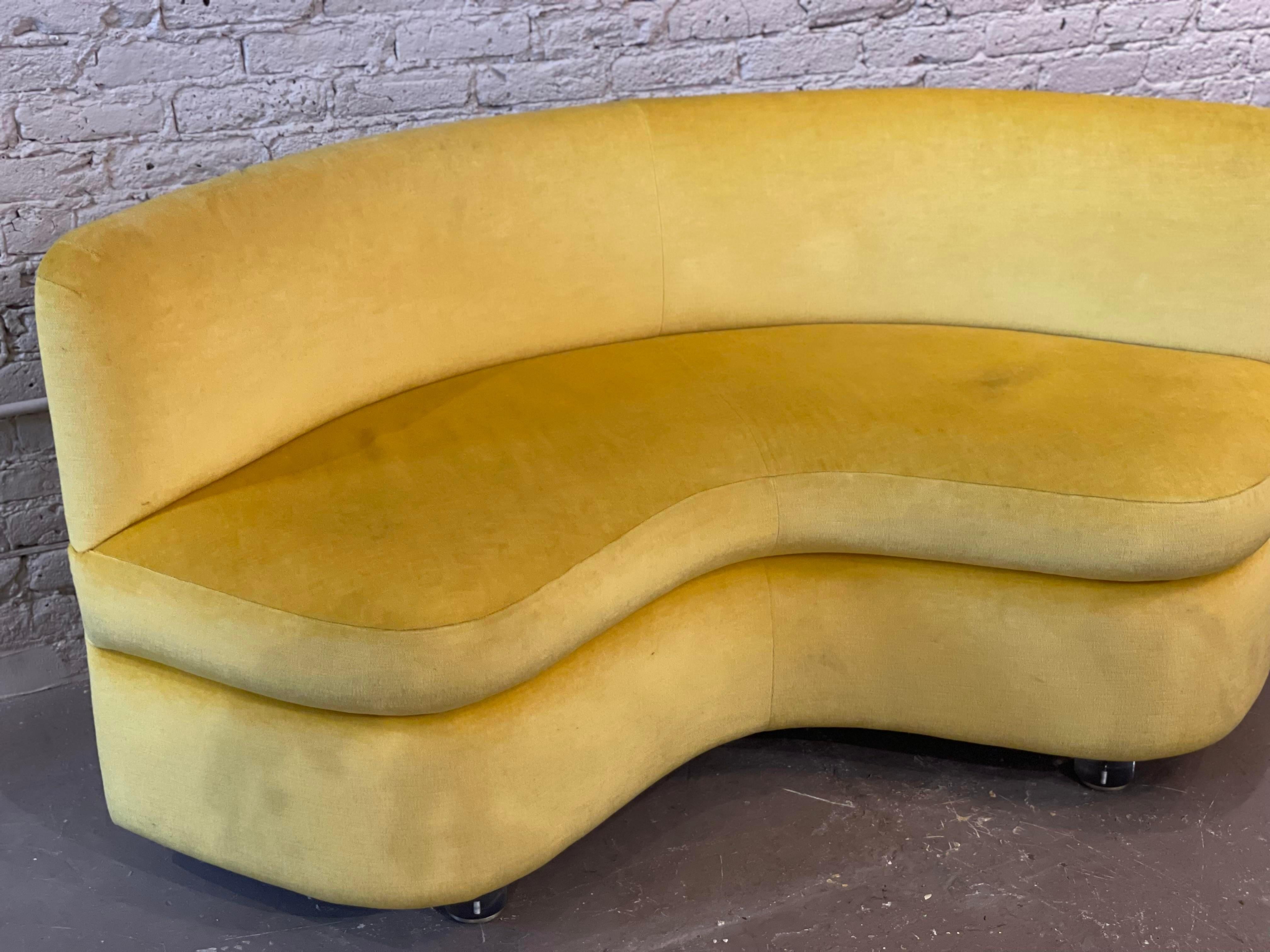 Vintage Curve Loveseats Banquette Sofas - only one available  6