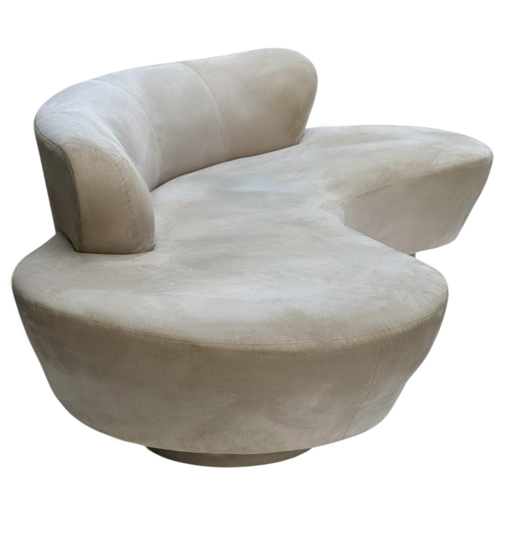 Sofá Serpentina Curvo Vintage de Vladimir Kagan para Directional c. Años 80 en Bueno estado para la venta en Philadelphia, PA