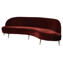Vintage curved sofa At Cost Price