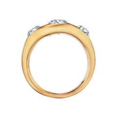 Vintage Cushion Cut Rose Gold Diamond Ring