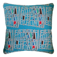 Vintage Cushions, Bespoke Made Luxury Pillow - 'Kontiki', Made in UK