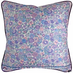 Vintage Cushions, Bespoke-Made Luxury Silk Pillow, 'National Trust' Made in UK