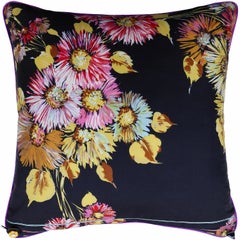 Vintage Cushions 'Hydrangeas' Bespoke Luxury Silk Pillow/Cushion, Made in Uk