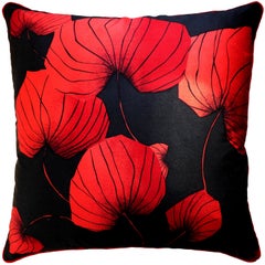 'Vintage Cushions' Luxury Bespoke Made Pillow 'Dragon Fly', Made in London