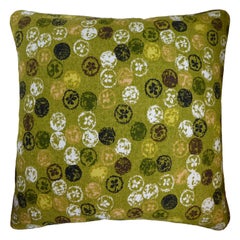 Vintage Cushions Luxury Bespoke Made Pillow 
Monoprinty Lemons
 Made in London