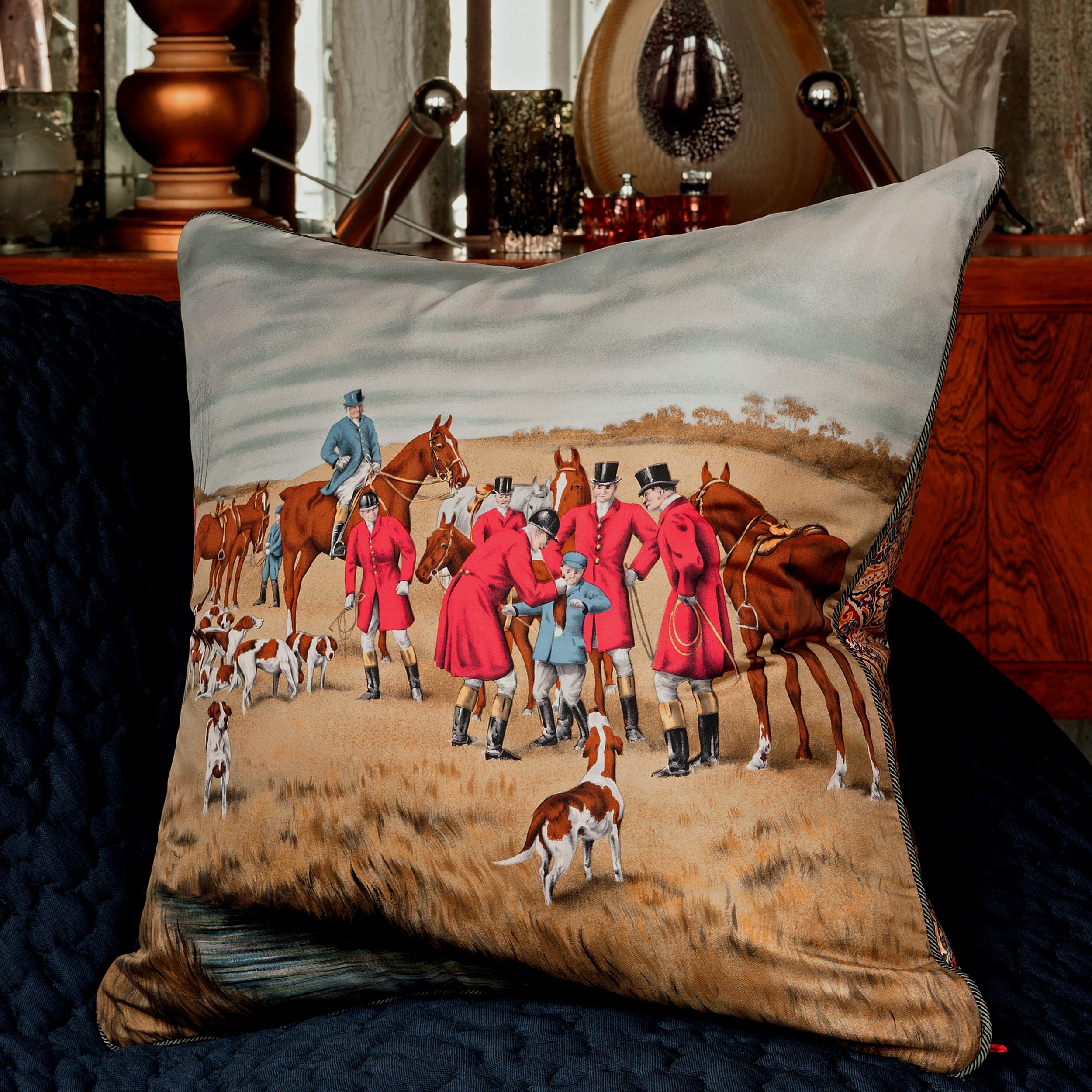 Hand-Crafted ‘Vintage Cushions’ Luxury Bespoke-Made Pillow 'The Foxes Tail', Made in London