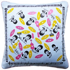Vintage Cushions 'The Beatles' Bespoke Luxury Pillow/Cushion, Made in UK