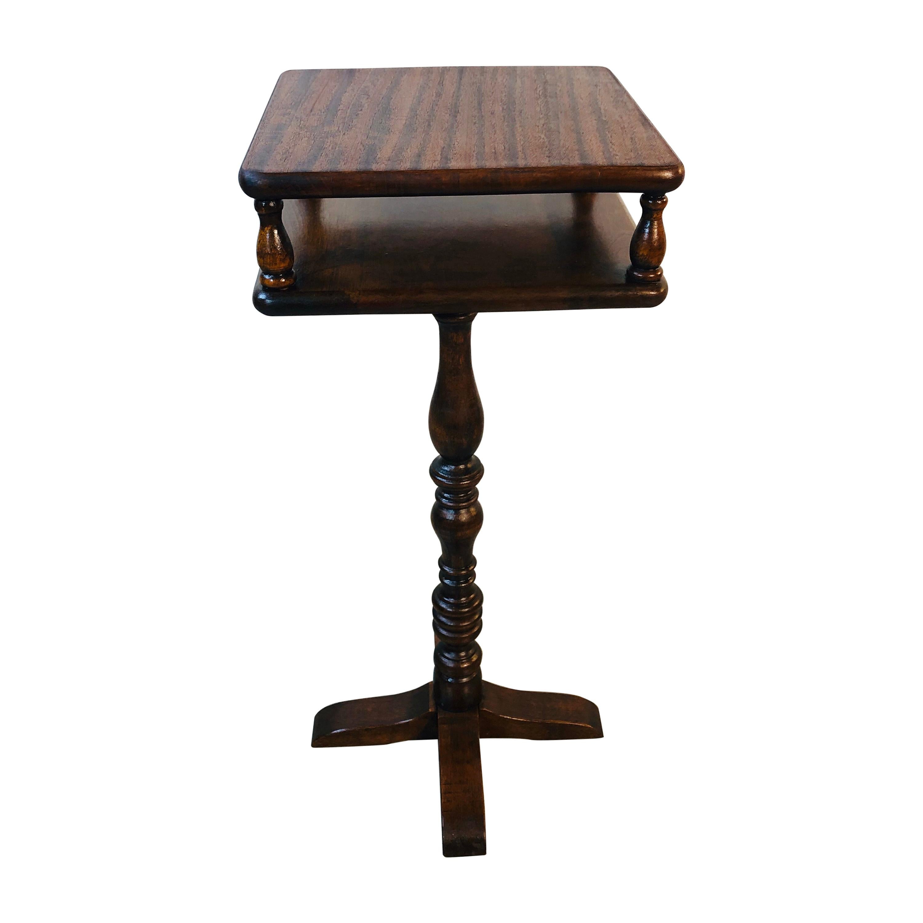 Vintage Cushman Of Vermont Maple Wood Small Side Table For Sale At