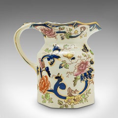 Vintage Custard Jug, English, Ceramic, Pouring, Serving, Pot, Late 20th Century