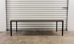 Vintage Custom Architectural SOLID Metal Bar Bench