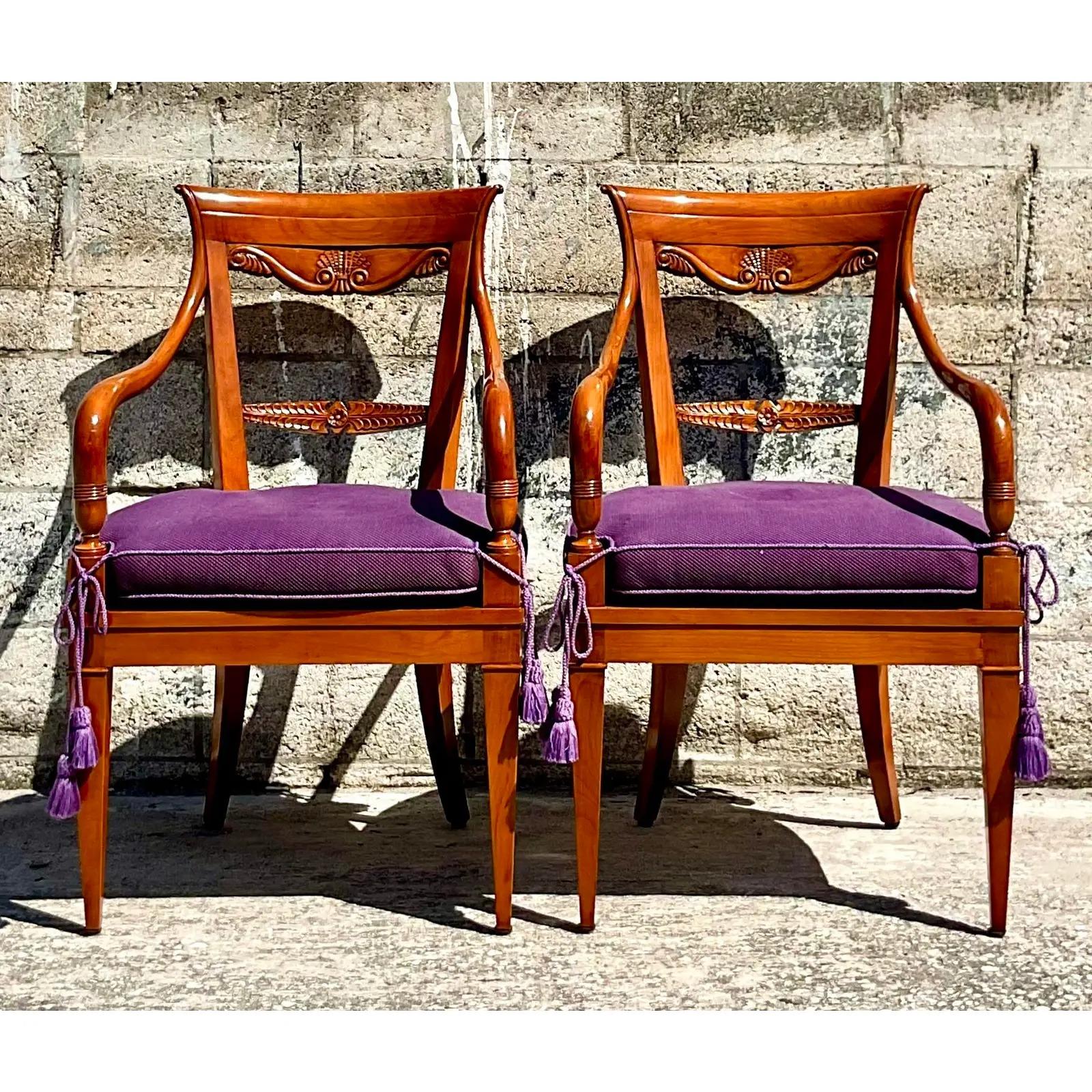 Vintage Custom Built KPS Group Arm Chairs - a Pair For Sale 1