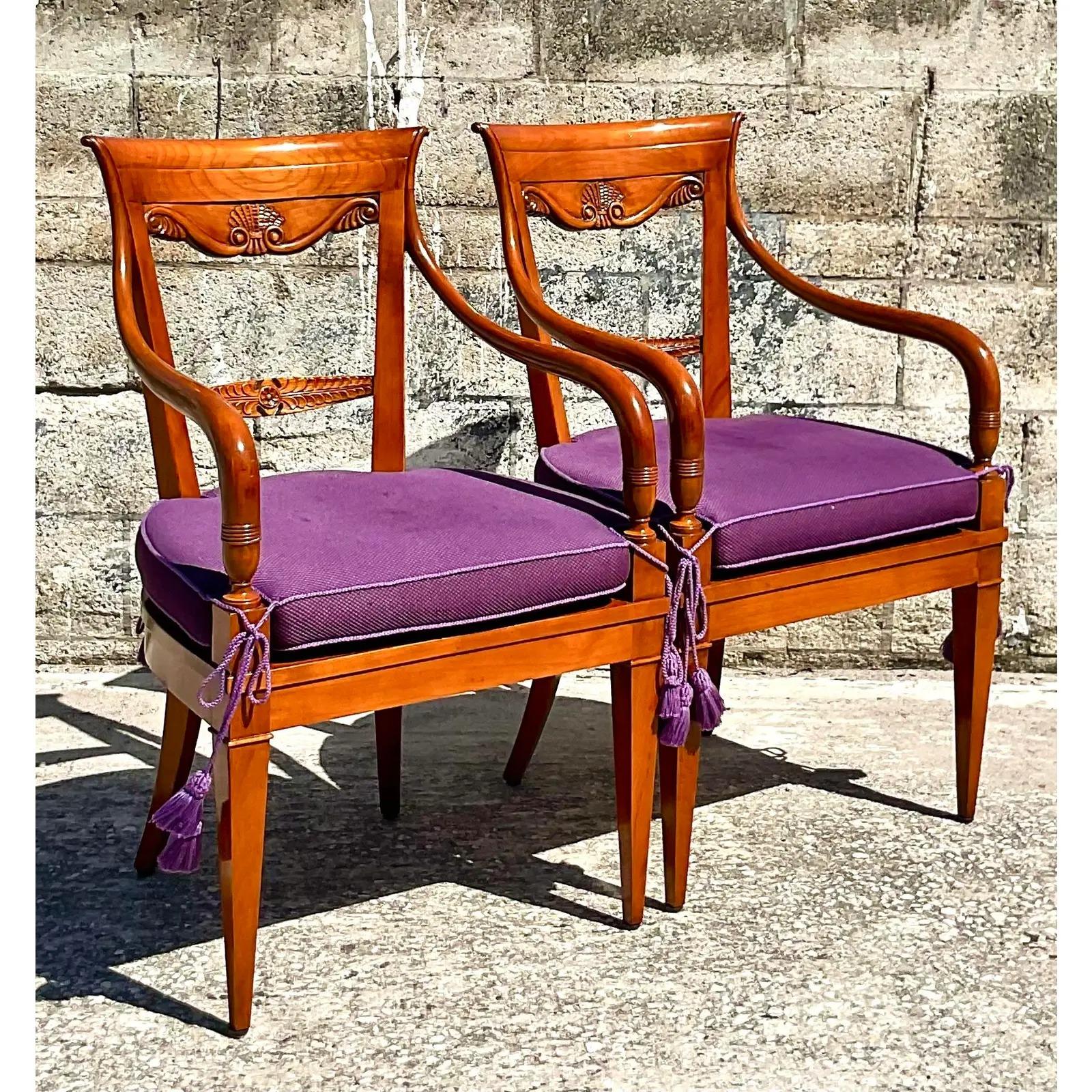 Rustic Vintage Custom Built KPS Group Arm Chairs - a Pair For Sale