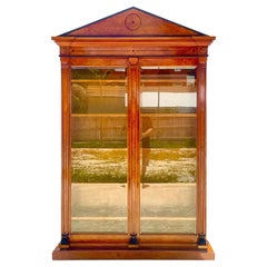 Vintage Custom Built KPS Pediment Bourbon Cabinet