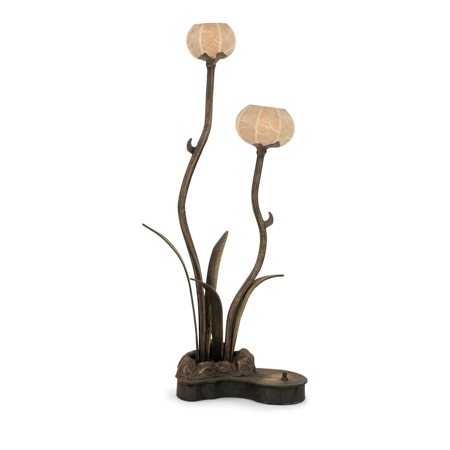Lampe de Table Vintage Personnalisée 'Flower' en vente 3