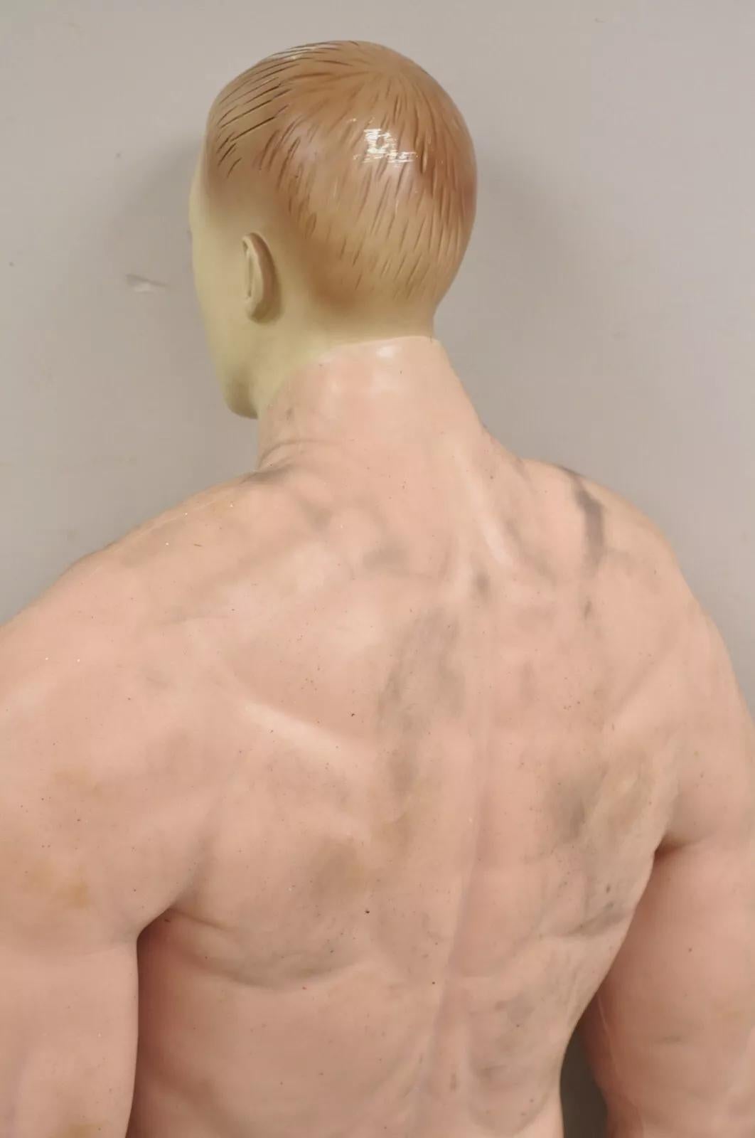 Maniquí de Silicona Fake Muscle Suit Cosplay Vintage Custom Full Size Male Figure en venta 4