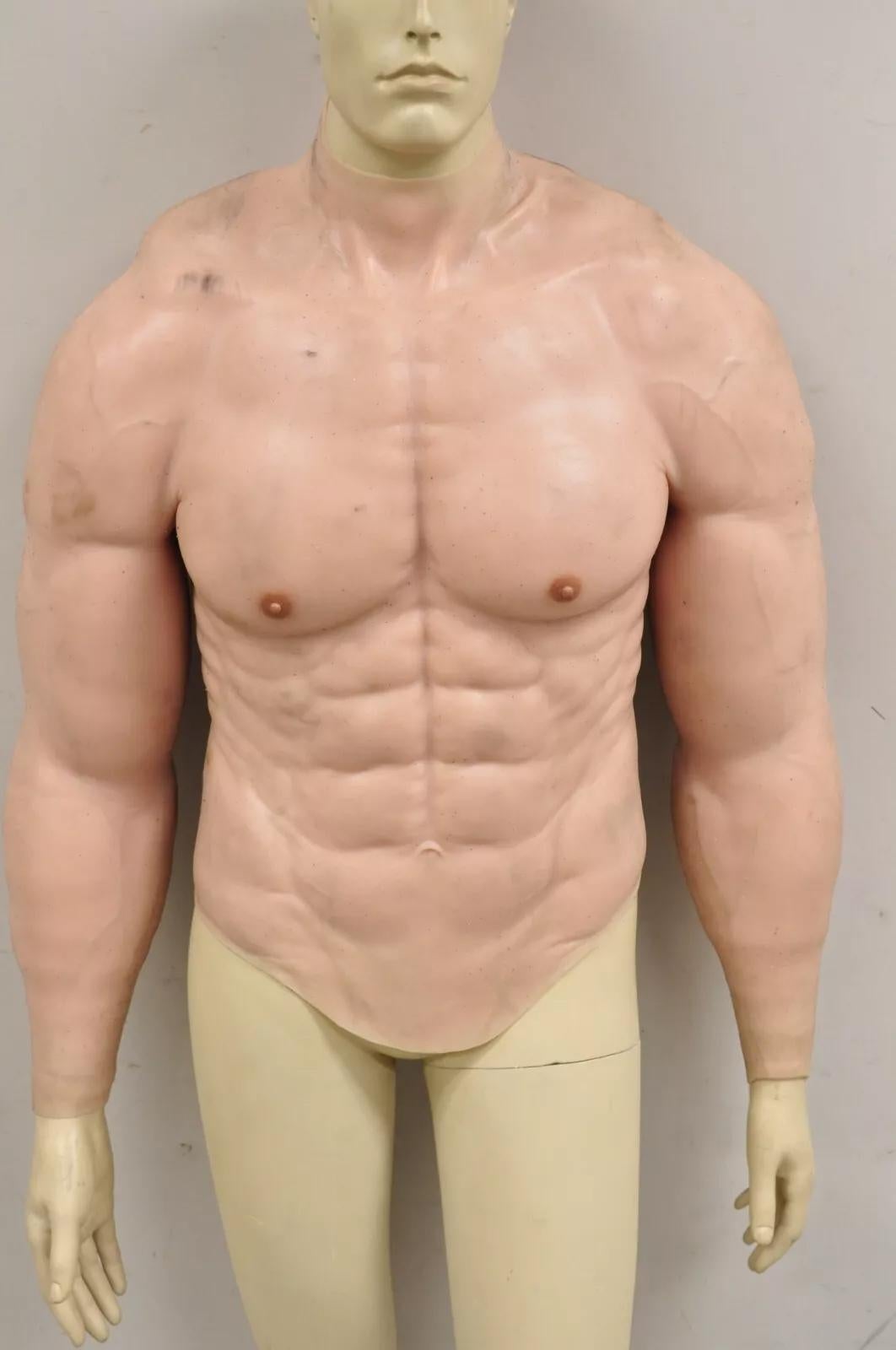 Maniquí de Silicona Fake Muscle Suit Cosplay Vintage Custom Full Size Male Figure Desconocido en venta