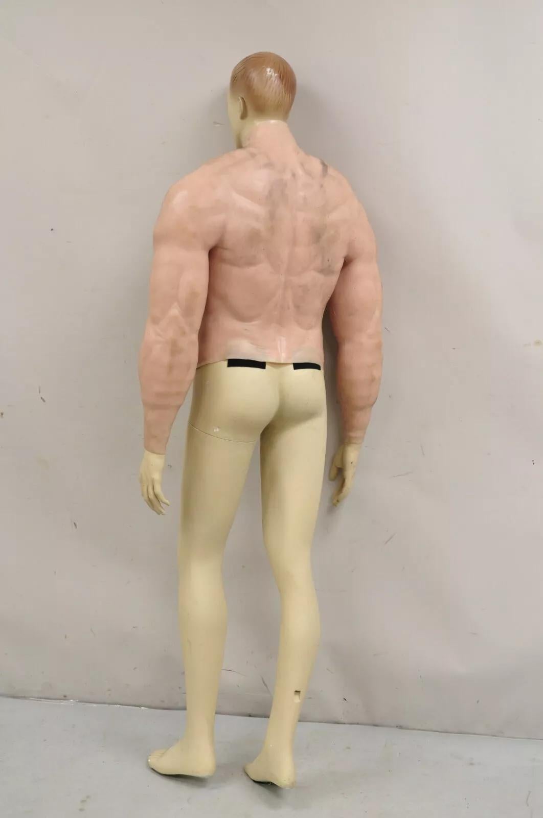 Maniquí de Silicona Fake Muscle Suit Cosplay Vintage Custom Full Size Male Figure en venta 3
