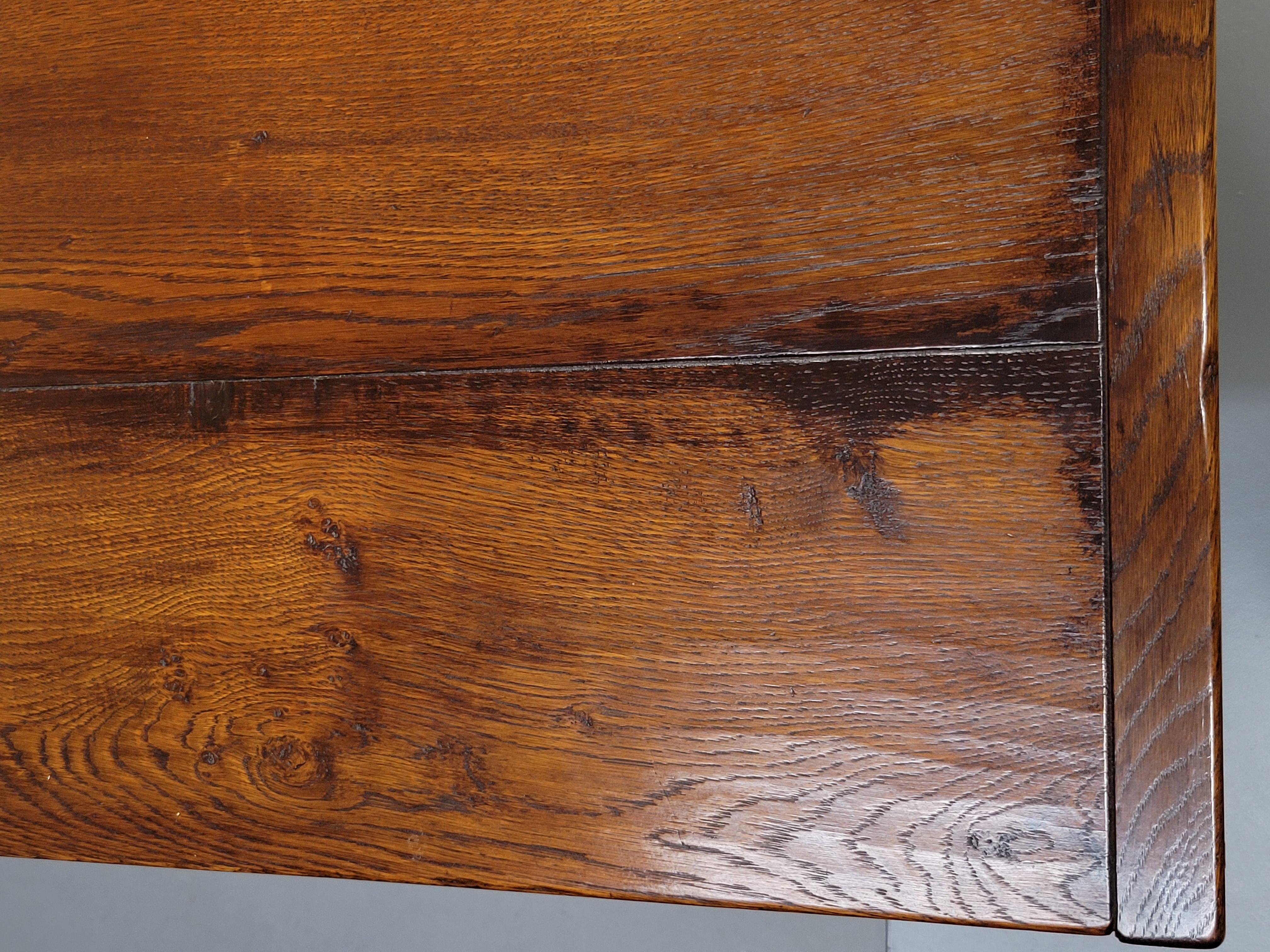 Vintage English Oak Farmhouse Table 4