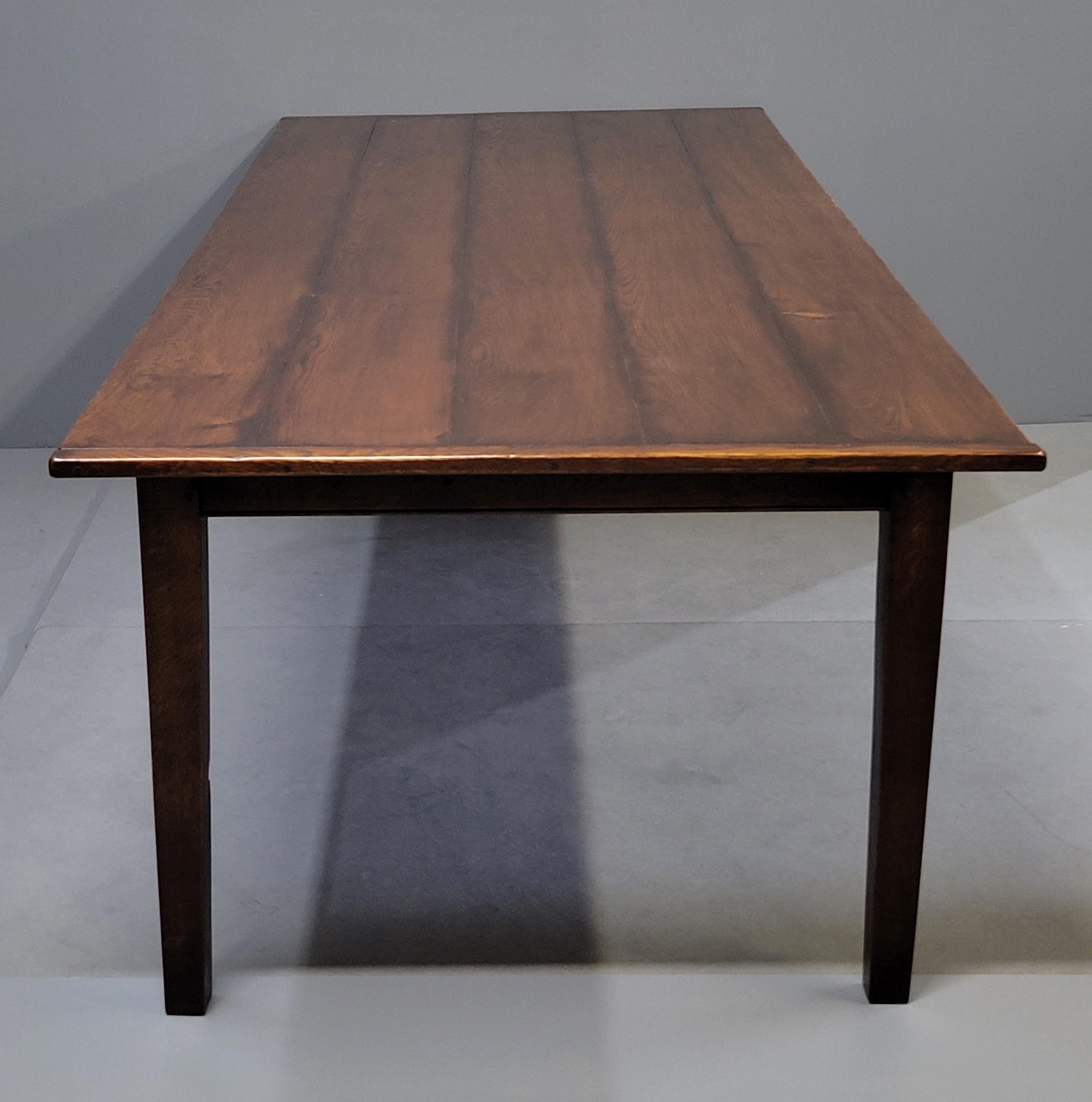 Vintage English Oak Farmhouse Table 2