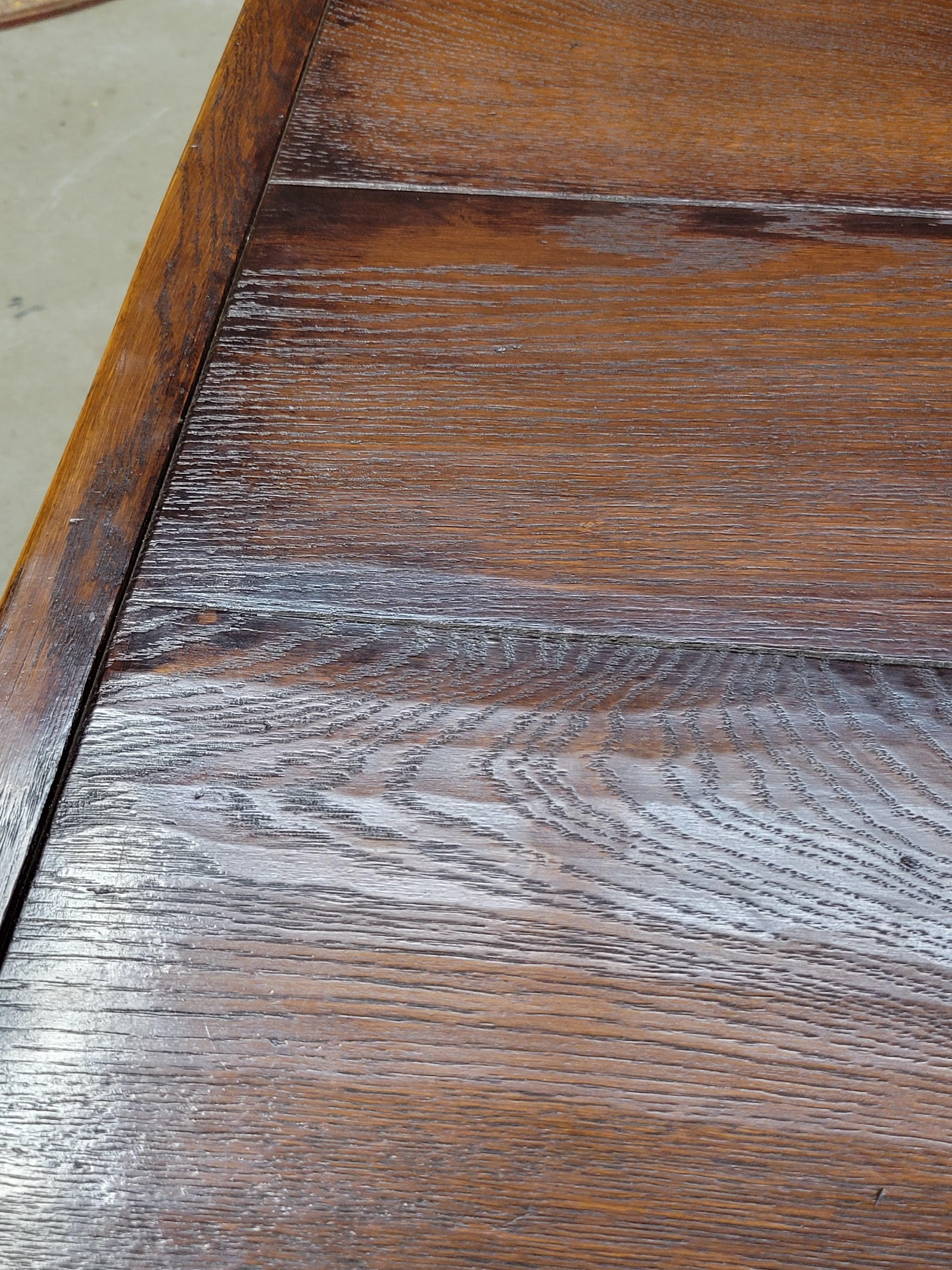 Vintage English Oak Farmhouse Table 3