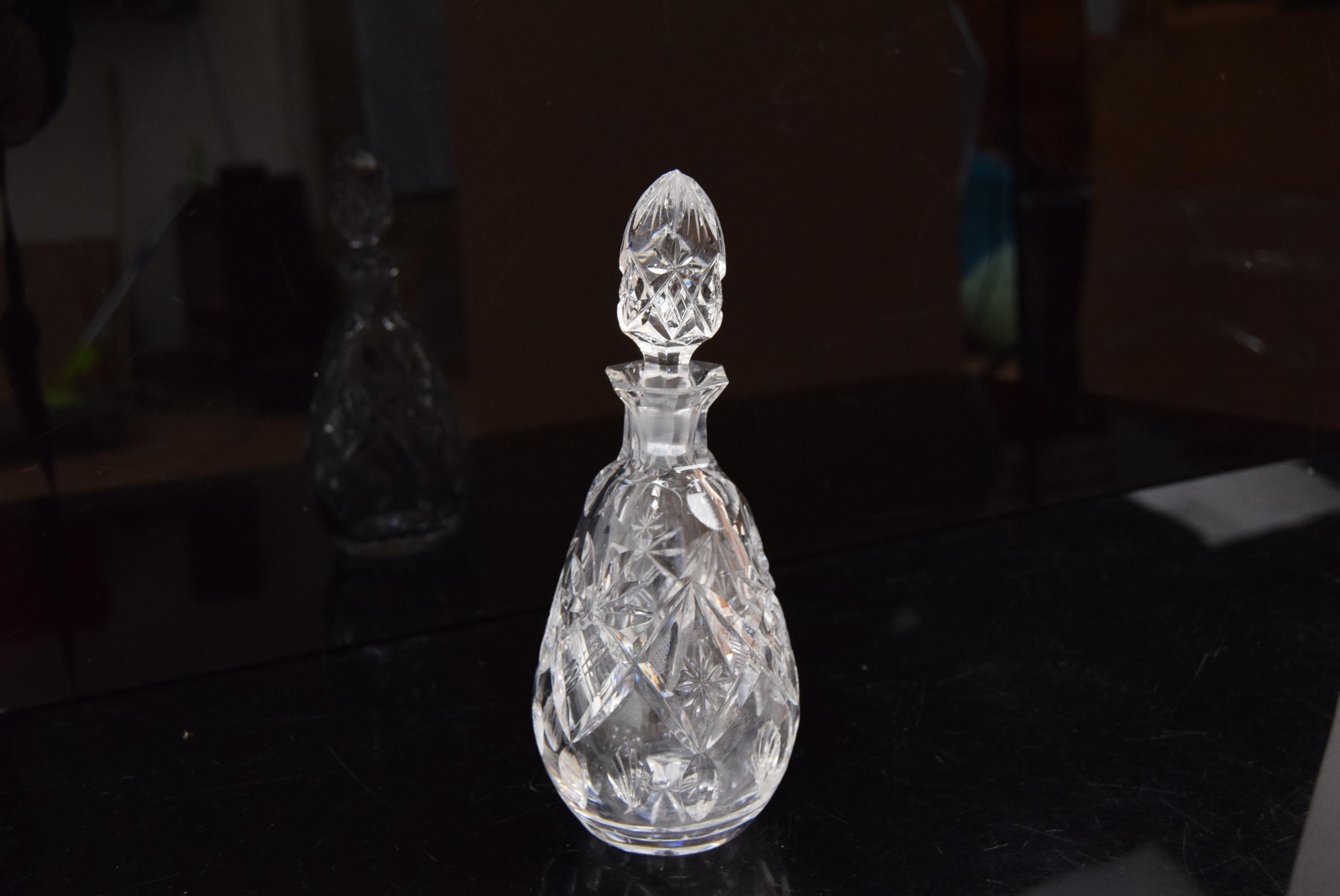Made in Czechoslovakia
Made of cut crystal glass
Re-polished
Good original condition.