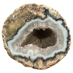 Vintage Cut Geode Paperweight