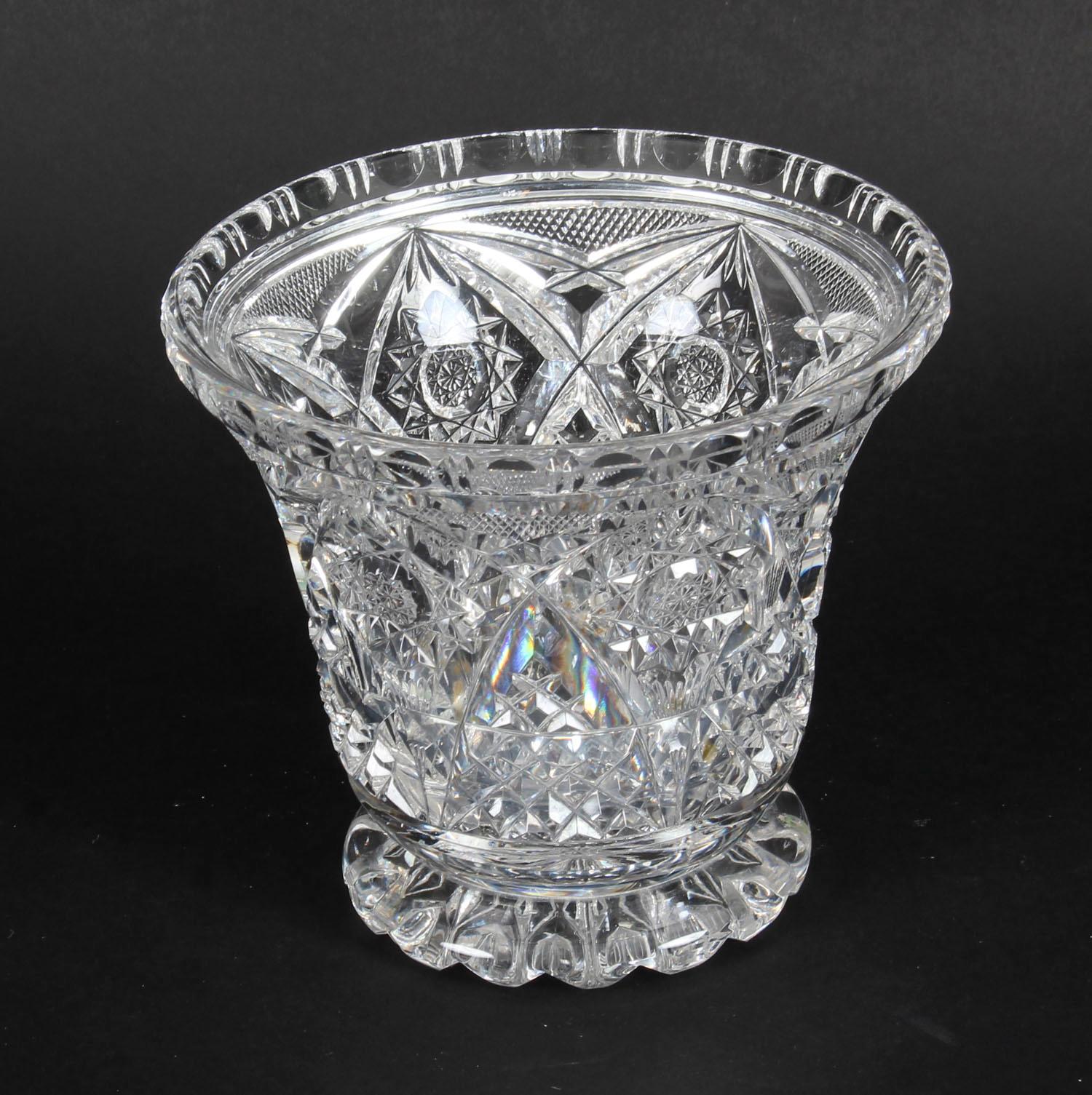 vintage crystal glassware