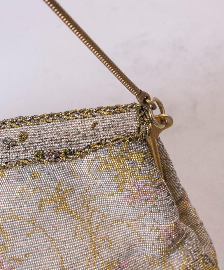 Vintage Cut Steel Handbag For Sale at 1stDibs