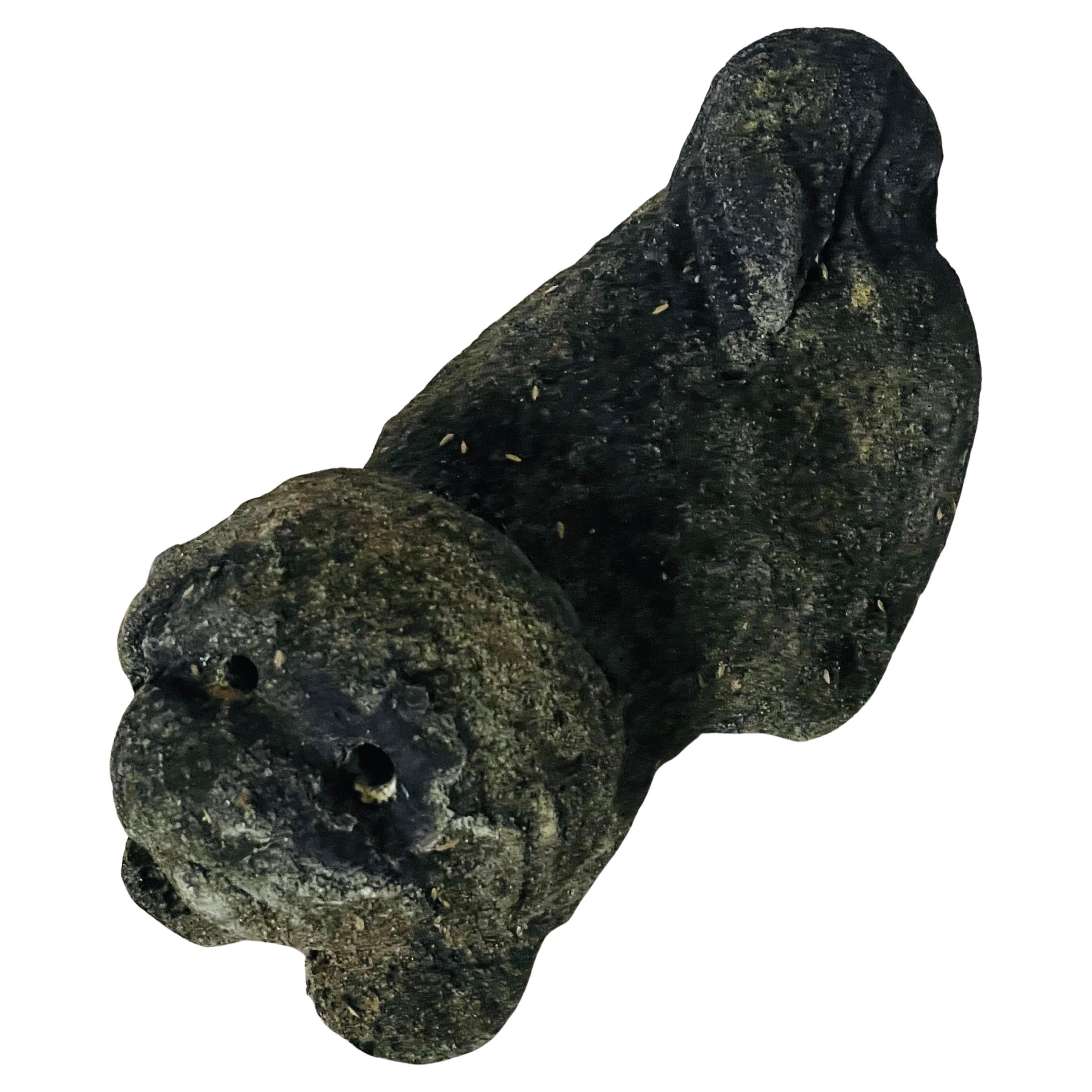 Vintage Cute Concrete Puppy Dog Garden Figurine